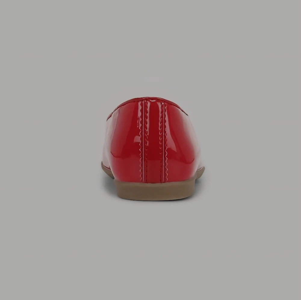Dr. Scholls Red Patent Leather‎ Ballet Flats